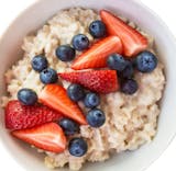 Oatmeal with Fruit Breakfast