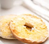 Bagel with Butter Breakfast