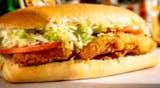 Fried Haddock Po' Boy Sandwich