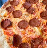 Vegan Pepperoni( gluten free too) Pizza