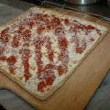 8. Fresh Mozzarella & Basil Thick Crust Square Pizza