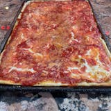 Upside Down Sicilian Square Pizza