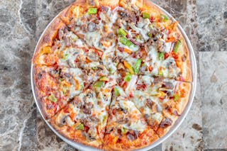 Modelo's Philly Steak Pizza