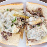 Philly Steak with Mozzarella, Peppers & Onions Wedge