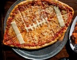 Football Shaped Pizza