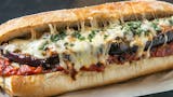 Eggplant Parmigiana Sandwich