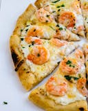 White Shrimp Pizza