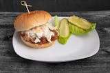 Traditional Pulled Pork Sandwich with Cabbage Slaw