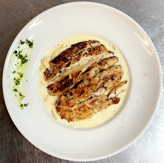 Grilled Chicken Fettuccine Alfredo