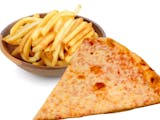 Kid's Cheese Pizza Slice & Fries
