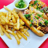 Vegan Chilly Dog All the Way Special