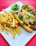 2 Vegan Chilly Dog All the Way Special