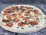 White Pizza with Tomato & Basil