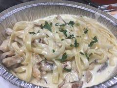 Fettuccine Alfredo with Grilled Chicken