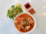 Vietnamese Spicy Lemongrass Seafood Noodle Soup