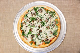 Spinach & Mushroom Pizza