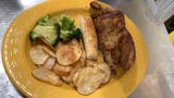 Rotisserie Chicken with Two Veggies & Bread