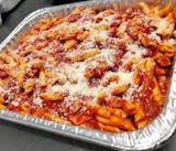 Catering penne with red sauce