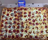 One Topping Sheet Pizza & 12 Wings Special