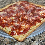 Grandma pizza (square thin and crisp pie)