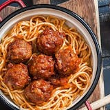 Homemade Spaghetti with Meatballs