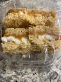 Caramel Stuffed Rice Krispie Treat