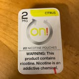 On 2MG Citrus Nicotine Pouches