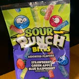 Sour Punch Bites Strawberry, Green Apple, and Blue Raspberry