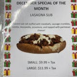 Lasagna Sub