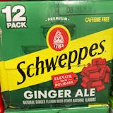 Schweppes Ginger Ale 12ct