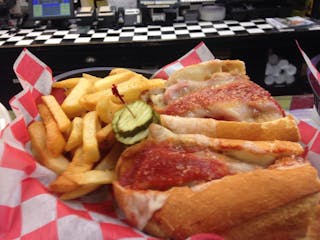 Meatball Parmigiana Sub
