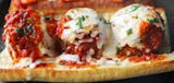 Meatball Parmigiana Sub
