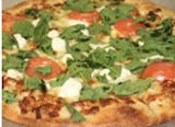 Randy's White Pizza with Spinach & Tomato