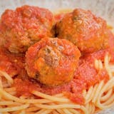 Pasta with Meatball & Marinara Sauce