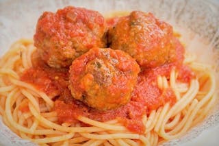 Pasta with Meatball & Marinara Sauce