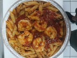 Shrimp Marinara Over Pasta