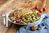 Berry & Goat Cheese Salad with Grilled Chicken