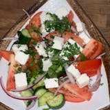Georgian Salad with Feta Cheese