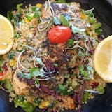 Seasoned Grilled Salmon with Quinoa & Corn Salad