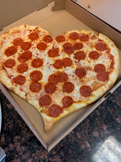 Heart Shaped Pizza