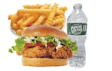 Chicken Cutlet Sandwich with French fries & 16 oz. Drink Special