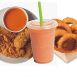 3 Pc. Sweet Chili Tenders With Onions Rings & Drink Special