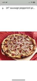 Sausage Pepperoni Pizza