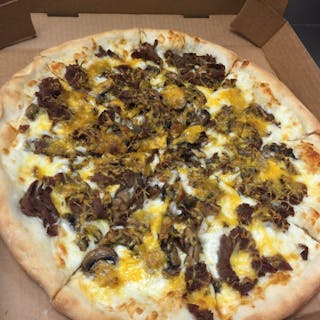 Vegan Phillysteak Pizza