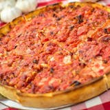 Deep Dish Meat Lover's Pizza