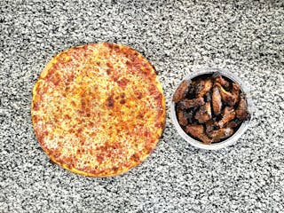 Large Pizza & 15 Wings Combo