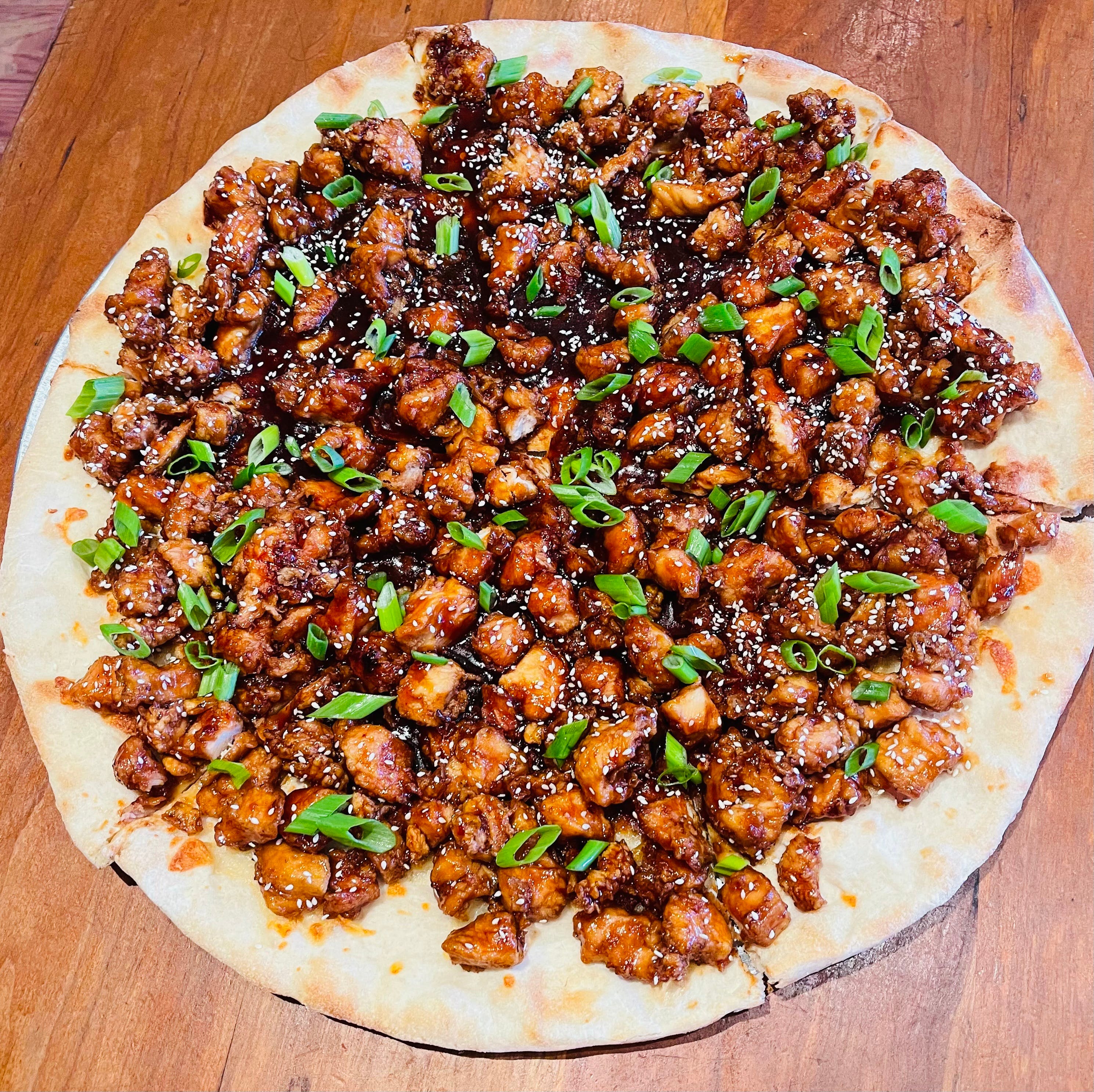 Sesame Chicken Pizza