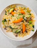 White Sauce Primavera Pasta