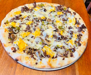Philly Cheese Steak pizza