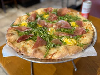 Meyer Lemon Prosciutto Pizza